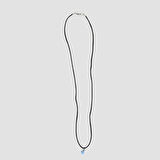 Uretti - Tuğba 6667 - El Yapımı Doğal Akuamarin Taşı Kolye - 35 cm
