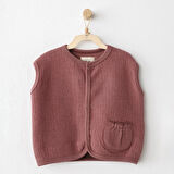 Andywawa AC26201 Casual Yelek Dusky Rose