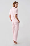 Freshness 324 Kadın 4'Lü Sabahlıklı Şorlu Pijama Takımı