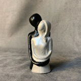 Uretti - Hülya 6683 - El Yapımı Anne - Baba ve Çocuklar Aile Dekoratif Biblo Seti