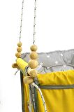 Wag Swing Sarı Çocuk Ahşap Salıncak Bebek Hamak Ev Tavan Bahçe Salıncağı