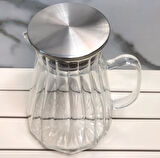 Kapris Metal Kapaklı 1500 Ml Cam Sürahi KAP-020