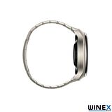 Global Watch 4 Pro Curved Amoled Ekran Android İos HarmonyOs Uyumlu Akıllı Saat Gümüş WNE0952
