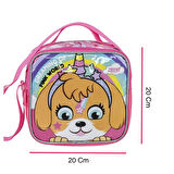 Muggle 2 Bölmeli Pink World Okul  Çantası + Termoslu Beslenme Çantası