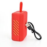 Global BTS01 Taşınabilir Bluetooth Hoparlör Kırmızı WNE0141