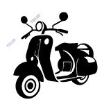 Motor Stickerı Yapıştırma 17cm