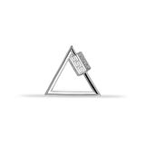 Labirent Motifli Üçgen Charm Kilidi