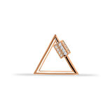 Taşlı Üçgen Charm Kilidi