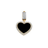 Siyah Mine Kalpli Charm