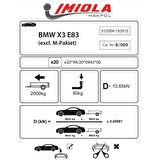 Hakpol - BMW X3 E83 2004 - 2011 Çeki Demiri