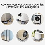 Çamaşır Makinesi Titreşim Önleyici Kaydırmaz Kauçuk Vakumlu Stoper Set 4 Adet
