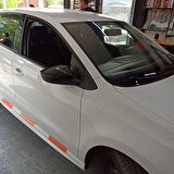 Sts Oto Aksesuar  Polo 6r-6c 2009-2017 Batman Yarasa Ayna Kapağı Piano Black Abs Plastik