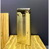 Çelik Depolu Promise Slim Pirinç Çakmak Altın Sarısı