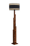 KULE CEVİZ LAMBADER SİLİNDİR 03 RATTAN ABAJURLU