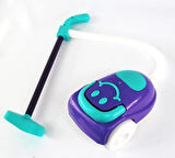 King Toys Oyuncak Elektrik Süpürgesi E-044, Çocuklar İçin Oyuncak Sevimli Elektrik Süpürgesi Mor-Mavi
