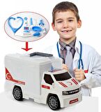 Oyuncak Ambulans Seti 10 Parça