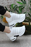 Fort Guja 24Y300-4 Anatomik Orijinal Ürün Gizli Dolgu Topuk Sneaker Kadın Ayakkabı
