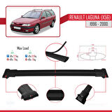 Renault Laguna (X56) SW 1996-2000 Arası ile Uyumlu FLY Model Ara Atkı Tavan Barı Siyah 3 Adet