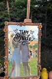 Bride To Be Yazısı Ayna Cam Sticker Team Bride Sticker  Aksesuar İz Bırakmaz Kolay Yapışır 