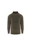 Erkek Polar Tam Fermuarlı 3 Cepli Outdoor Siyah Polar Ceket Tactical Flecee
