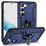 Galaxy S23 Plus Kılıf Yüzüklü Standlı Manyetikli Armor Zırh
