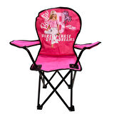 Barbie Katlanabilir Çocuk Kamp Sandalyesi - Pembe