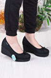 Fort King Annabel Rahat Hafif Anatomic Insole Taban Dolgu Topuk Kadın Ayakkabı