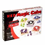 HED Magic Cube Oyunu Q bitz Görsel Beceri Küpleri Dikkat Zeka ve Akıl Oyunu