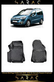 Citroen Berlingo Panelvan 2017 Model Araca Özel 3d Havuzlu Paspas(2 PARÇA)