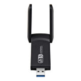 Global Wifi5 AC1300Mbps 2.4G+5G Wifi Dongle USB 3.0 Adaptör WNE0004