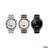 Global Watch GT4 Amoled Ekran Android İos HarmonyOs Uyumlu 3 Kordonlu Akıllı Saat Gümüş WNE0909