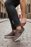 Fort 0226 Dks Keten Rahat Hafif Sneaker Erkek Ayakkabı