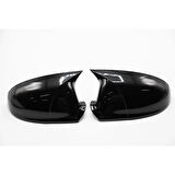 Fiat Albea 2002-2009 Piano Black Batman Yarasa Ayna Kapağı