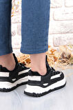 Guja Mask Rahat Hafif Kalın Taban Kadın Sneaker Ayakkabı