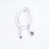 Global S01A 6A 67W Fast Charging UsbA to Lightning Data ve Hızlı Şarj Kablosu 1M Beyaz