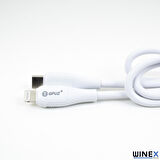 Global CA119 3A PD20 Type-C to Lightning Data ve Hızlı Şarj Kablosu Beyaz