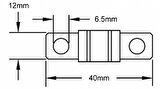 Blue Sea System Systems MIDI® Sigortalar 40mm x 12mm 80A 32V DC