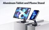 360' Dönebilen Alüminyum Ayarlanabilir Döner Stand Katlanabilir iPad/Pro/Air iPhone Tab Telefonlar