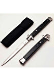 Orjinal Italyan Stiletto Çakı Dev Boy 33cm Siyah