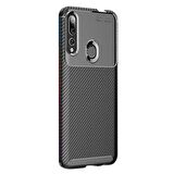 Gpack Huawei Y9 Prime 2019 Kılıf Negro Karbon Dizayn SilikonNano Glass