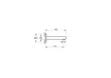 Artema Root Round A4247034 Çıkış Ucu, Fırçalı Nikel