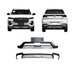 Chery tiggo 7 ön ve arka koruma difüzörü plastik 2022+