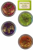 Slime Simli 4 Renk Kaliteli Fosforlu Ele Yapışmayan Pofuduk Yumuşacık Slime