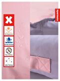 XPERMATE Yuvi Kedi Yatağı Tüy Tutmaz Kumaş, Köpek Yatağı Su İtici Kumaş 55x60x23 Lila Pembe