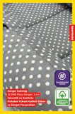 XPERMATE Portbebe Ana Kucağı, Puset Bebek Taşıma Çantası Kundağı 50x70 cm Puantiyeli Gri