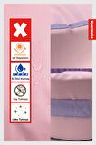 XPERMATE Sünger Simit Küçük Irk Köpek Yatağı Ve Kedi Yatağı 45 Cm Pembe Lila