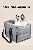 Xpermate MiauNest™ Kedi Taşıma Çantası Kedi Seyahat Çantası Araba içi Yatak ve Kedi Çantası Gri