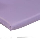 Xpermate Arkalıklı Sandalye Minderi Fermuarlı 40X40 Sırtlıklı Sandalye Minderi Lila