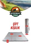 XPERMATE GezginMat Kamp Yatağı Çift kişilik Taşıma Çantalı Kamp Minderi Çadır Matı Su itici Kumaş 120x180x6cm