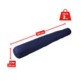 XPERMATE Sarılma Yastığı , Uyku Yastığı , Bacak Arası Yastığı Silindir 150x20 cm Lacivert 